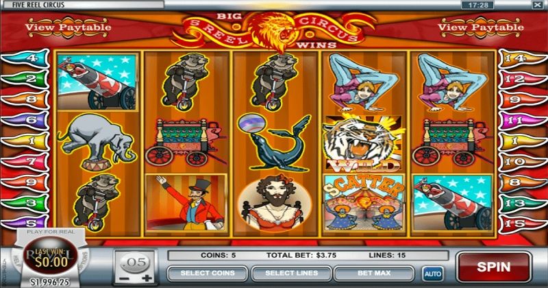 Play in 5 Reel Circus Slot Online from Rival Gaming for free now | www.sieuthimaynghenhac.com